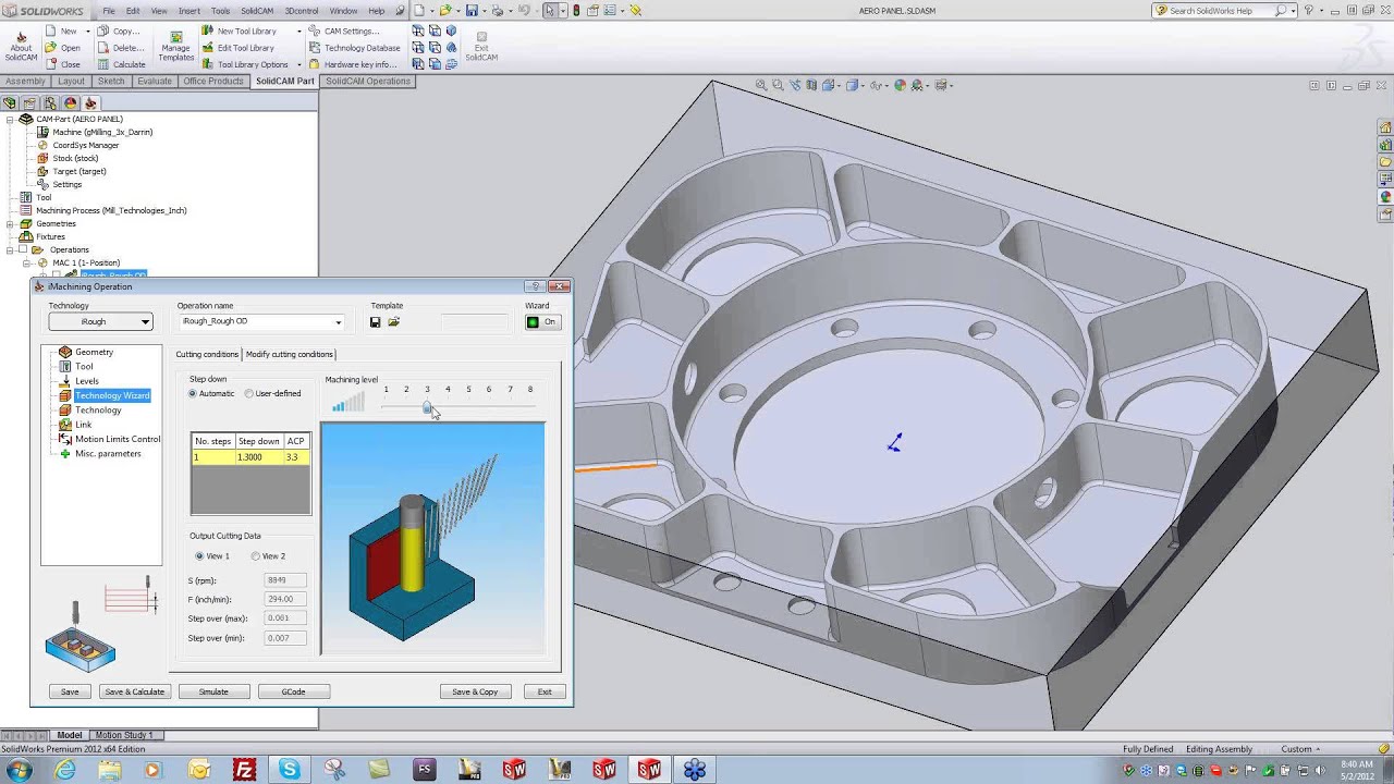 SolidCAM iMachining 2D